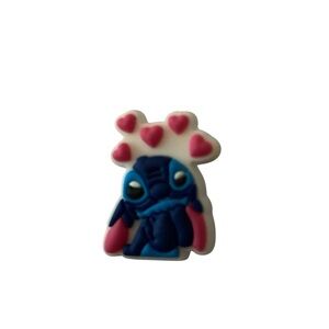 Stitch Hearts Croc Charm